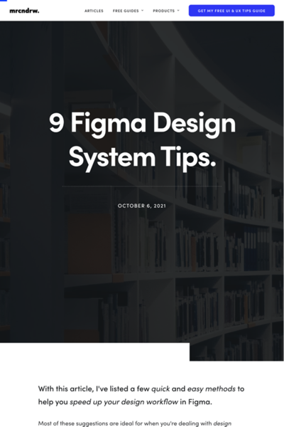 図1　Figmaでのデザイン作業をスピードアップする方法