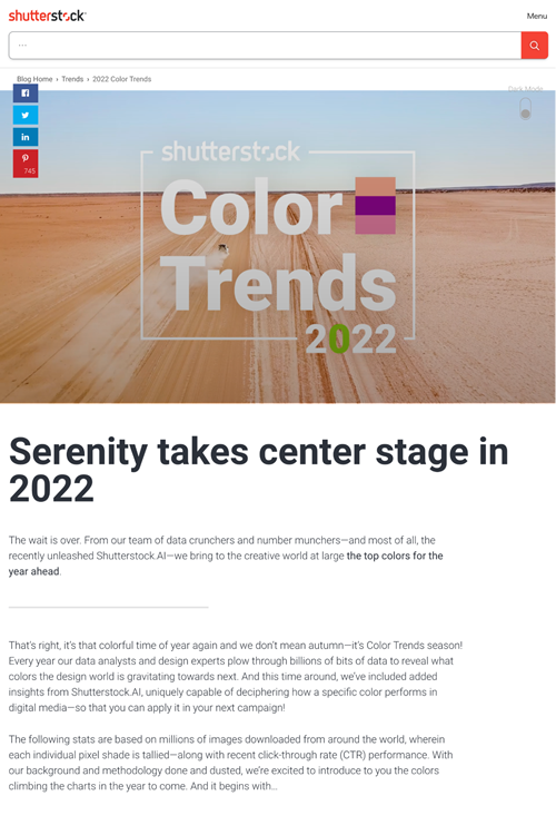 図3　2022年の色のトレンド