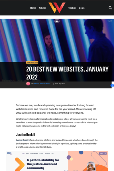 図4　2022年1月の新しいWebサイト20選