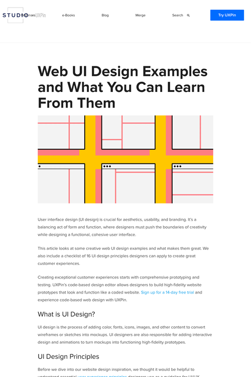 図4　UIデザインのいくつかの例とそれらが優れている理由