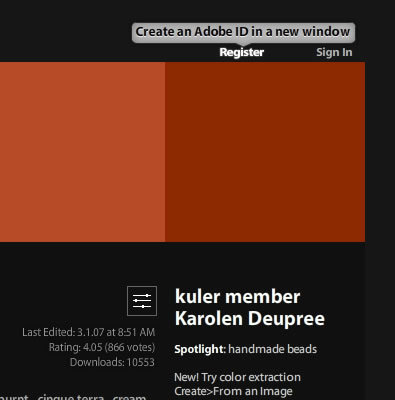 図2　Adobe のID取得ページ（英語サイト）