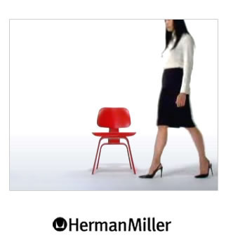 Herman Miller　“GET REAL”(ゲットリアル)キャンペーン　バナー広告「類似品にご注意を-虫眼鏡」篇