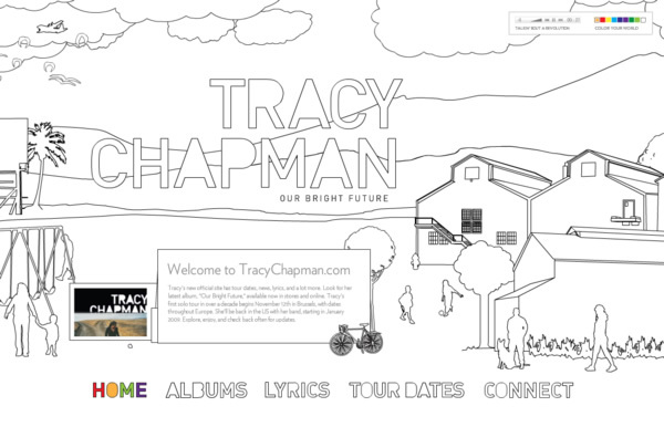 図31　アメリカ生まれのフォークシンガーソングライターTracy Chapmanの公式サイト