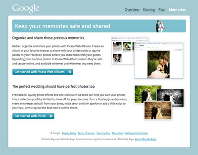 図2　Googleの各種ウェブサービスを使うことで，結婚準備に必要な時間を節約する