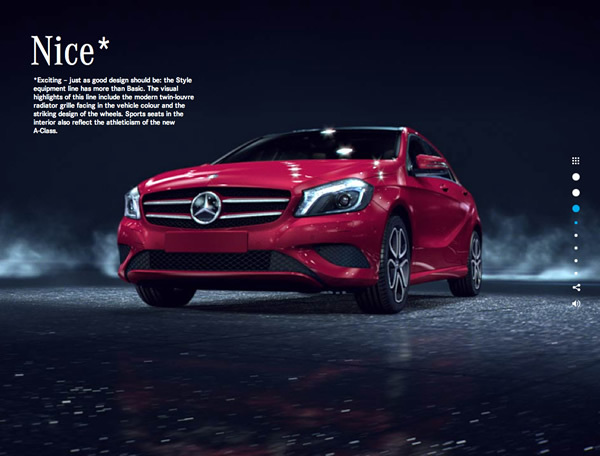 図1　『Mercedes-Benz - the new A-Class - 2012』