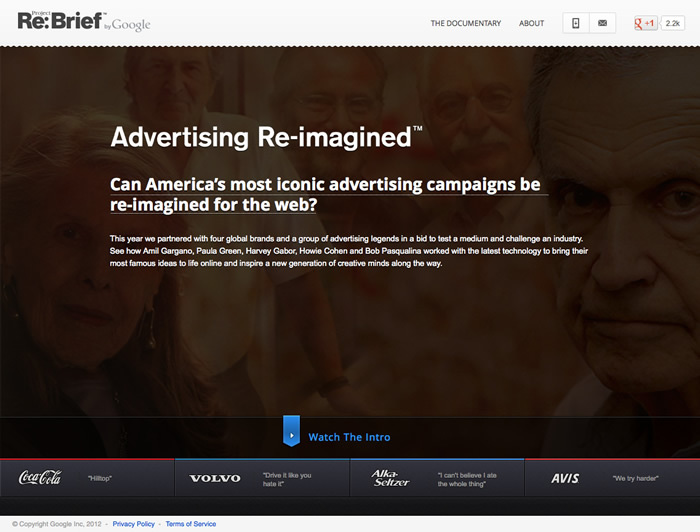 図7　4つのブランドの広告キャンペーンをリメイクする『Project Re: Brief 』