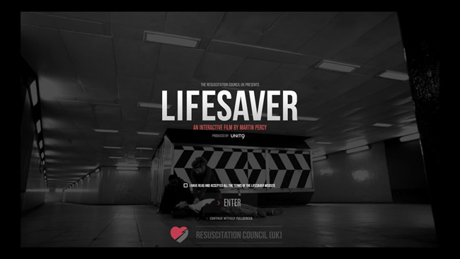 図8　日常の危機的状況を再現した『life-saver』