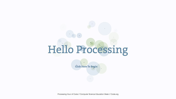 図1　「Processing」を初歩から解説している『Processing Hour of Code』
