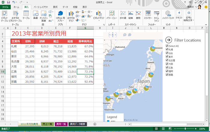 Office 2013のExcel