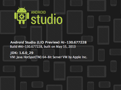 図2　Android Studioのアバウト画面