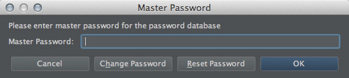 図24　「Master Password」ダイアログ（確認用）