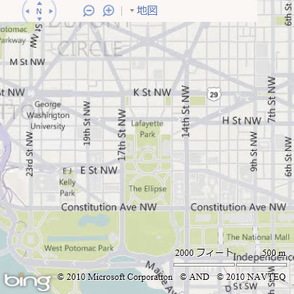 図3　Bing Maps AJAX Control 7.0