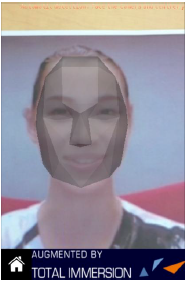 「testFaceTrackingAutoinit / testFaceTrackingAutoinitFront」では，認識した顔の上に透明マスクを表示できる