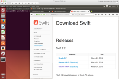 図1　Swift 2.2リリース
