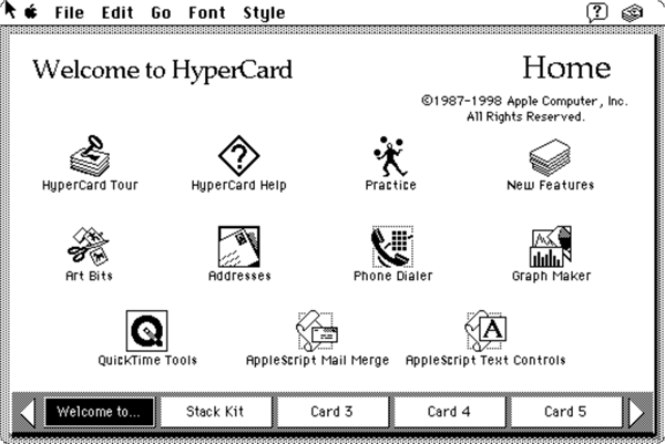 図4　HyperCard