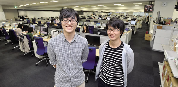 記者からエンジニアまで多彩な職種の方が集ってニュースを伝える日本経済新聞社のオフィスでお話を伺いました