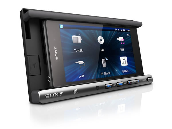 SONY ANNOUNCES THE FIRST SMARTPHONE CRADLE RECEIVER AND BLUETOOTHR WITH NFC ENABLED IN-CAR ENTERTAINMENT SYSTEMS | Sony