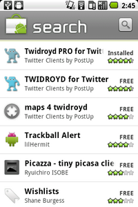 TWIDROYDの検索
