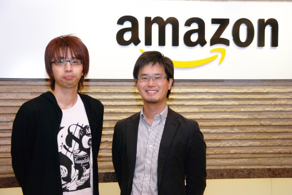 勉強会の主催者である星野豊さん（左）と、会場を提供した大谷晋平さん（右）