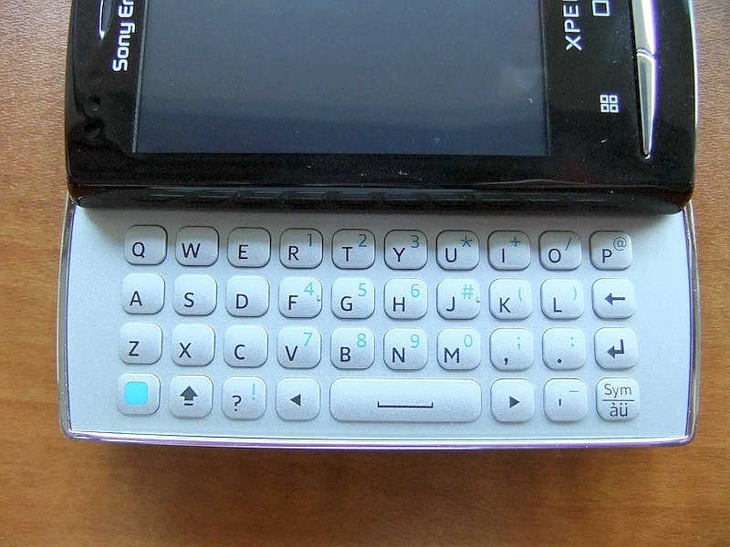 図10　Xperia X10 mini proのキーボード