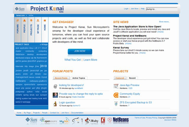 写真2　Project KenaiのWebページ