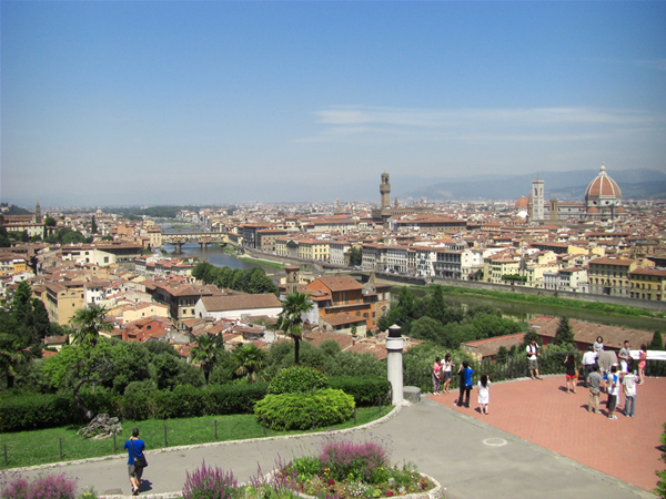 フィレンツェ市街の展望