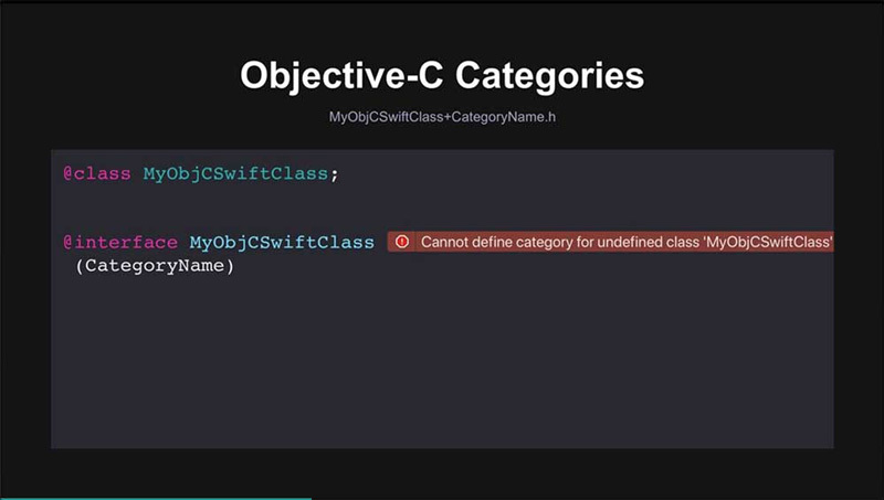 Objective-CのカテゴリをSwiftクラスで定義できない