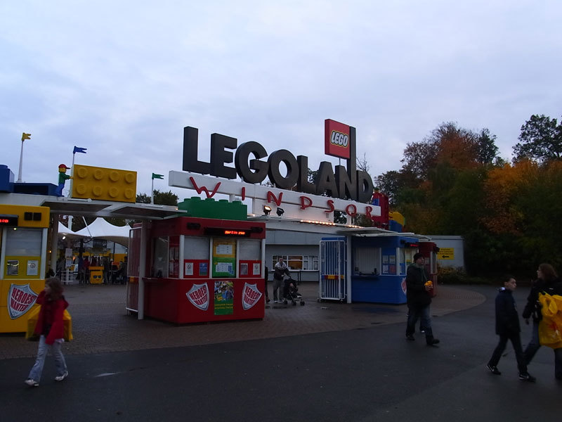 Legoland Windsorの入り口