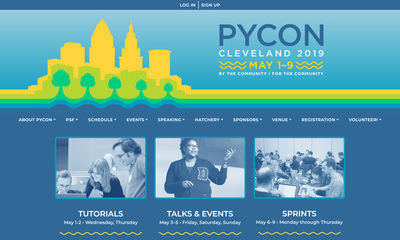 「US PyCon 2019」Webサイト