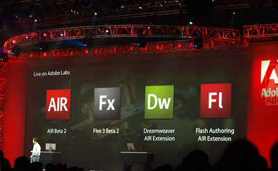 Adobe Labsでは，Flex 3ベータ版などを提供中