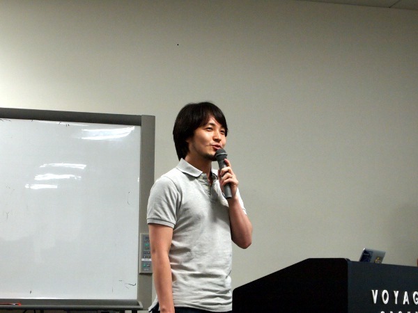 クラウドスポンサーのAmazon Web Servicesから、堀内康弘氏。DynamoDBなどについて紹介しました
