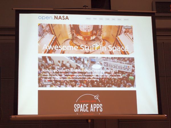 NASAのサイト、Open.NASA。APIの形でさまざまなデータが公開されている