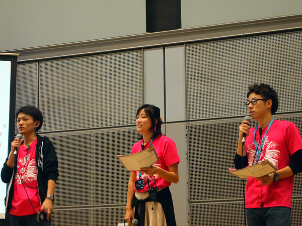 WordCamp Tokyo 2014実行委員長の、秋元さん、森山さん、清野さん