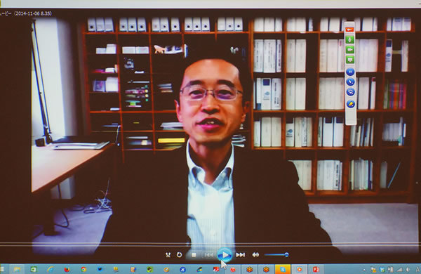 北海道大学 棟朝先生からのビデオメッセージ