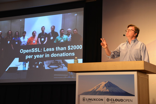 OpenSSLプロジェクトへの寄付は年間2000ドルに満たない