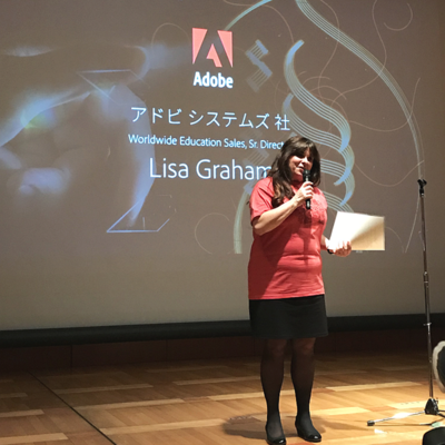 Adobe, Worldwide Education Sales, Senior Director，Lisa Graham氏