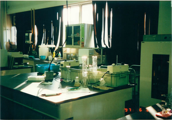 学生時代の実験室